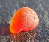 Orange sea glass